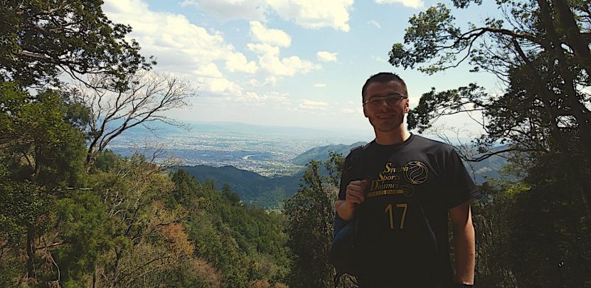Alex with Kyoto behind