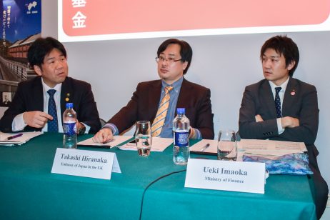 Photograph of speakers