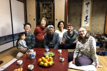 Joy Hendry with the Kumagai Family