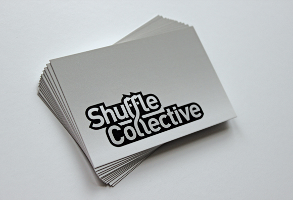 Shuffle Collective business card stack